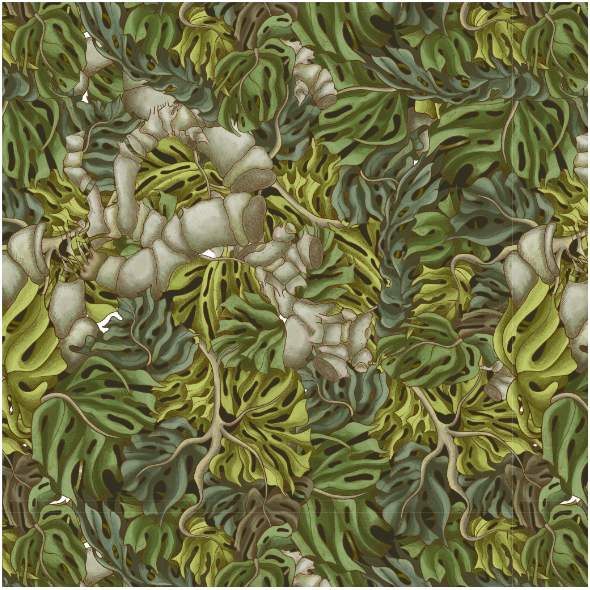 Fabric 25406 | Monstera