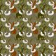 Fabric 25430 | Monstera's Hare green