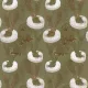 Tkanina 25439 | Monstera's Hare 2 green