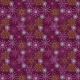 Fabric 25647 | Brokatowe płatki śniegu na burgundowym tle