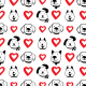 Fabric 25704 | Dog faces