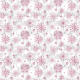 Fabric 25811 | różowe brokatowe płatki śniegu na marmurowym tle
