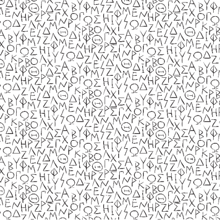 Fabric 2720 | greek alphabet
