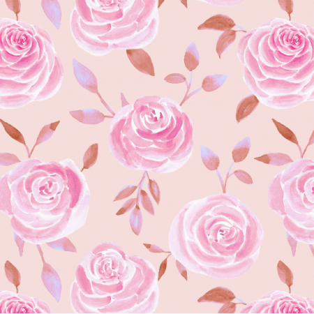 26021 | Różowe róże na pastelowym tle. Akwarela