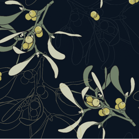 Fabric 26250 | MINIMALISTIC mistletoe GREEN