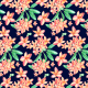 Fabric 26336 | pomarańczowe kwiaty olarium