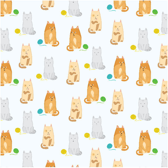 Fabric 2769 | cats