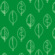 Tkanina 26491 | Liście doodle zielone