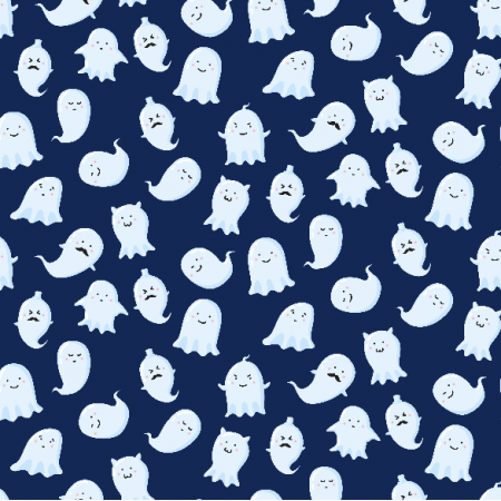 Tkanina 2790 | cute ghosts