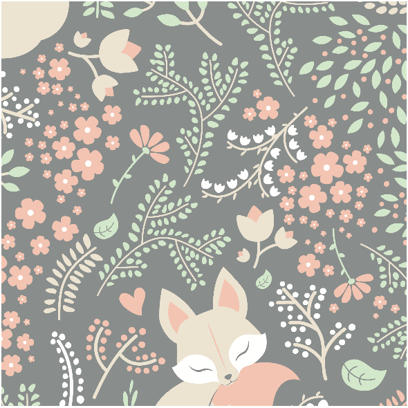 Fabric 2799 | sleeping fox