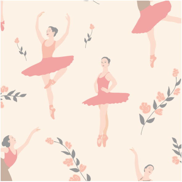 Fabric 26878 | Ballet practice morning
