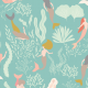 Fabric 26879 | Mermaid lagoon lemonade