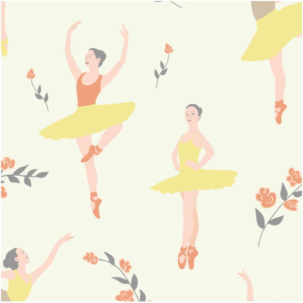 Tkanina 27153 | Ballet practice afternoon
