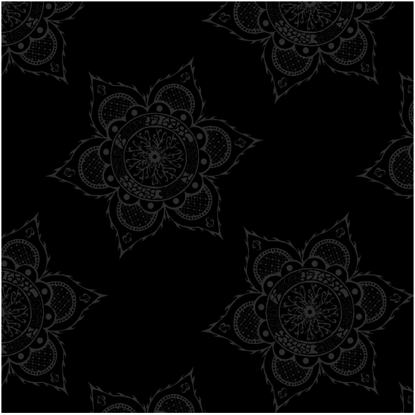 Fabric 27159 | mandala ciemna duża00