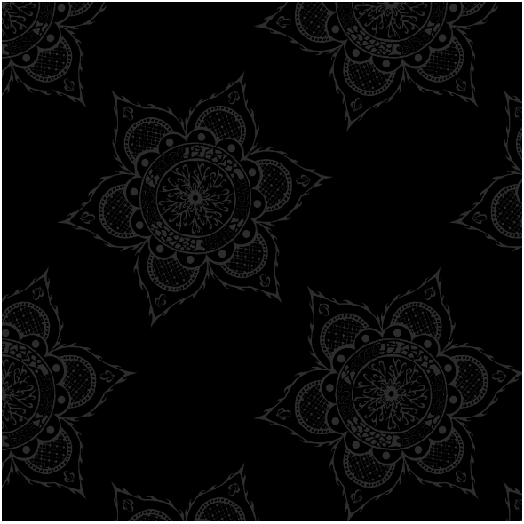 Tkanina 27159 | mandala ciemna duża00