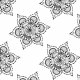 Fabric 27161 | mandala jasna duża