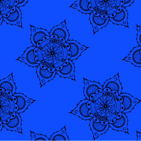 27167 | Mandala niebieska duża