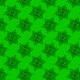 Fabric 27170 | mandala zielona duża