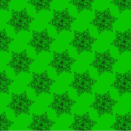 Tkanina 27171 | mandala zielona mała