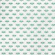 Fabric 27187 | czaszka gwiazdki jasne zielone duże