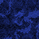 Tkanina 27201 | melanż wariacja smok niebieski duży