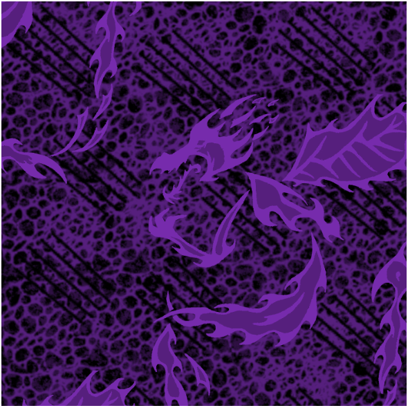 Fabric 27214 | melanż wariacja smok fioletowy duży