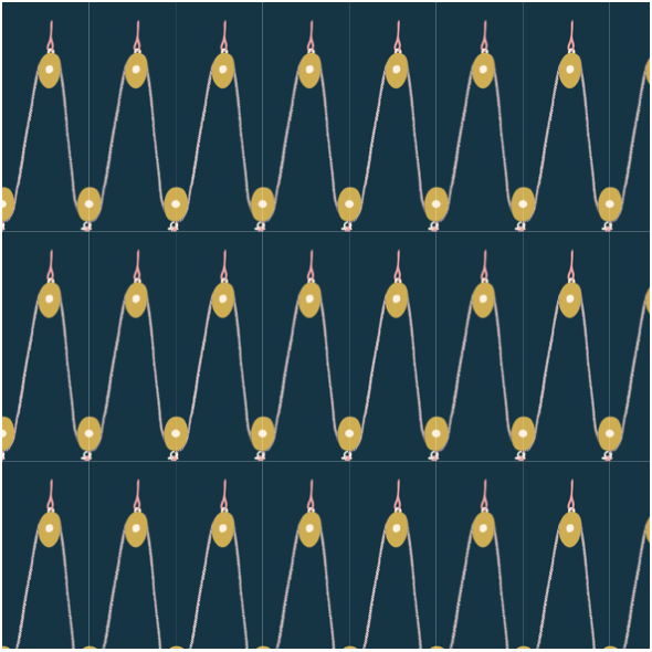 Tkanina 27235 | Block and tackle admiral