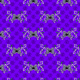 Fabric 27298 | motyl tribal fiolet duży