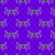 Tkanina 27298 | motyl tribal fiolet duży