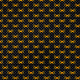 Fabric 27310 | motyl mandala ciemny pomaraniczowy duży