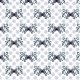 Fabric 27313 | motyl mandala jasny szary mały