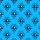 Fabric 27315 | tribal ying yiang niebieski średni