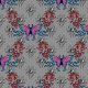 Fabric 27316 | motyl kwiat kolorowy duży
