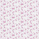 Fabric 27353 | Motyle czaszka jasne różowe