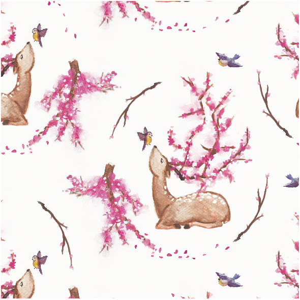 Fabric 2882 | Blossom, my Deer!