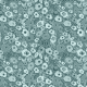 Fabric 27604 | Pine and mint shades botanical garden with flowers, geometric shapes and whatnot