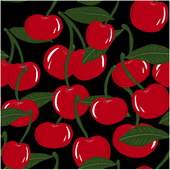 Tkanina 27614 | cherry