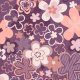 Tkanina 27670 | Pastel peachy wildflowers jumbo scale - 15 cm