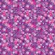 Fabric 27671 | Neon tossed flowers - 3.5 cm larger flower