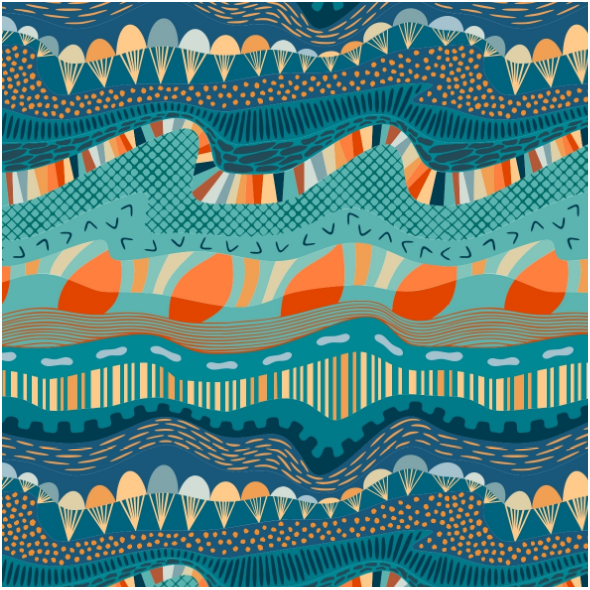 Fabric 27675 | Geological formation layers natural concept terrain landscape abstract artistic view
