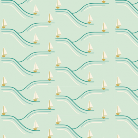 Fabric 27680 | Sail Away mint