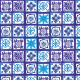 Fabric 27698 | Kafle niebieskie
