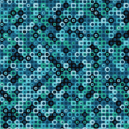 27728 | geometryczna abstrakcja w niebiesko-zielonych kolorach