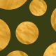 Fabric 27884 | Koła złote khaki