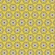 Tkanina 27944 | Yellow and grey curved banana like shapes geometric abstract 3 in