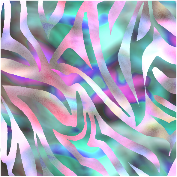 Fabric 28233 | Zebra holographic colors