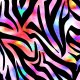 Tkanina 28234 | Zebra Colorful 2