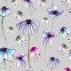 Fabric 28240 | flowers on grey background