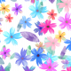 Tkanina 28250 | Summer colorful flowers