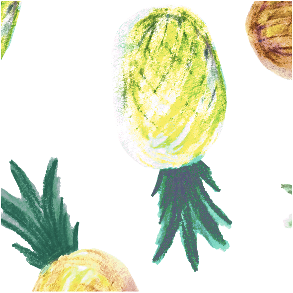 Tkanina 28303 | Colorful pineapple